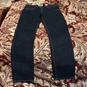 Justin Boots Men's Dark Blue Straight Jeans